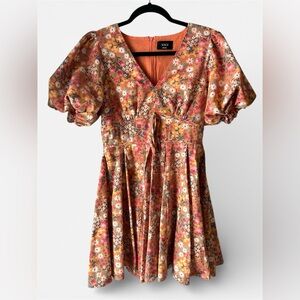 Vici Vibrant Floral Midi Dress